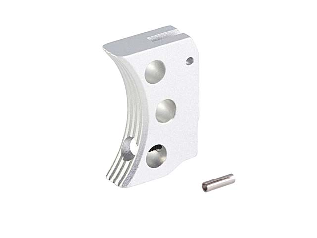 AIP Aluminum Trigger, Type F til Hi-Capa, sølv - kort Billede af AIP Aluminum Trigger, Type F til Hi-Capa, sølv - kort