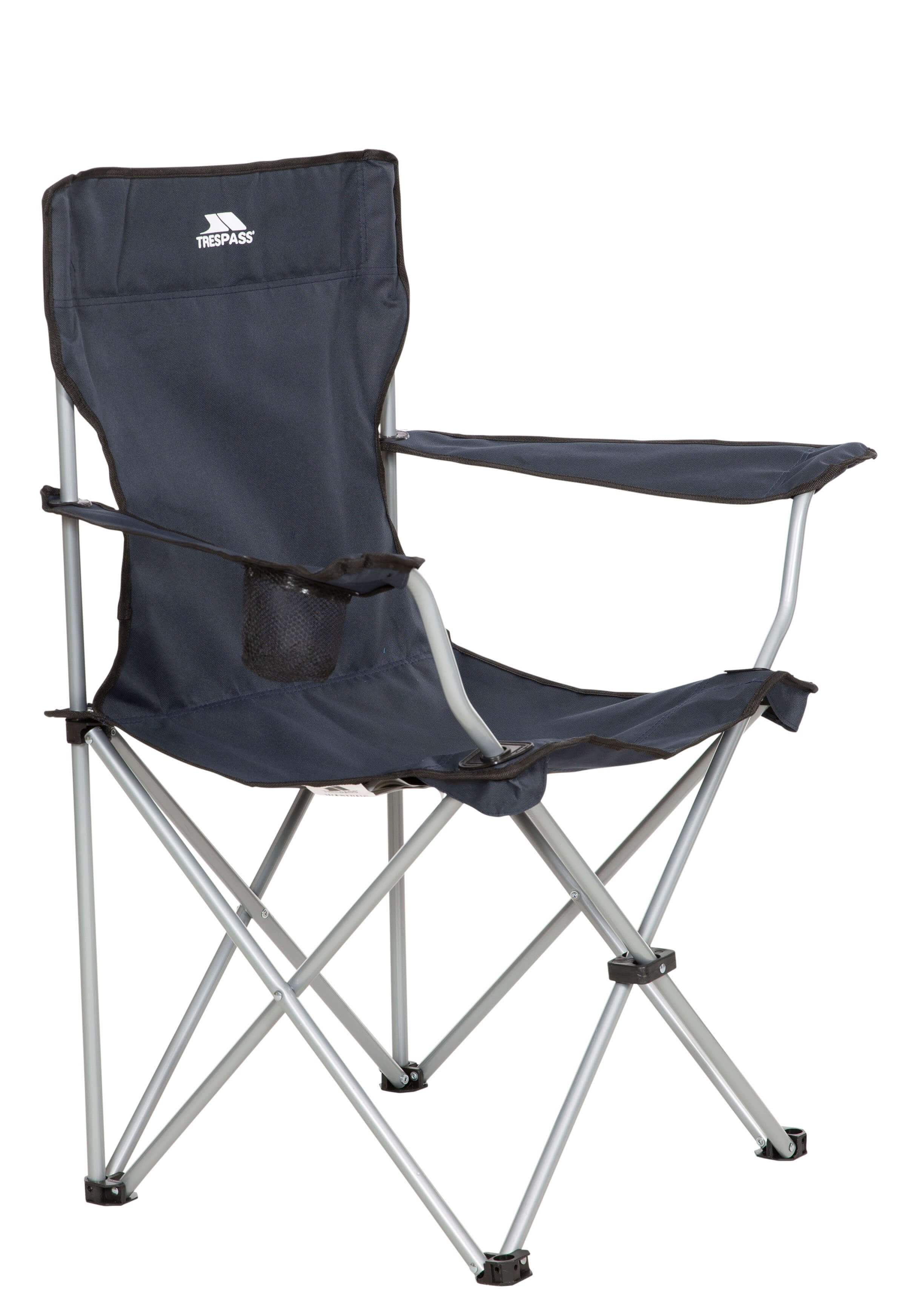 Trespass Settle Camping Stol, Navy Camping Udstyr Outdoor Store